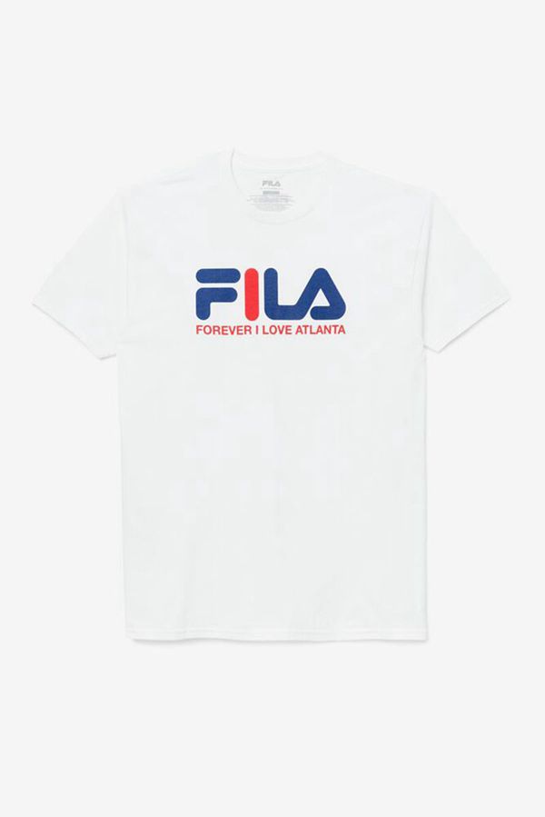 Fila Forever I Love Atlanta Men's T-Shirts - White,NZ 920-62308